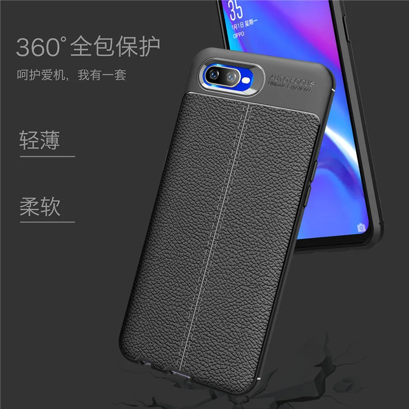 for cover oppo k1 case phone case silicone leather case for oppo k1 cover soft phone case for oppo k1 phone funda capa oppo k1 free global shipping
