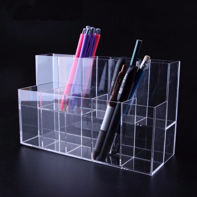Прозрачная акриловая подставка для хранения губной помады чехол макияжа