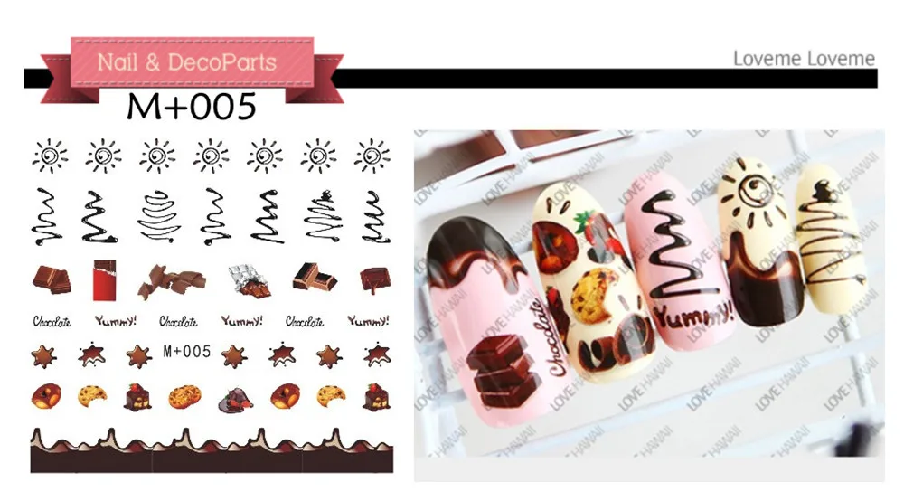 Милые 5 листов для девочек кондитерский торт кофе мультфильмы наклейки дизайн