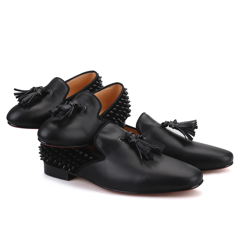 Piergitar 2019 новый родитель ребенок стиль ручной работы детские лоферы с кисточками и