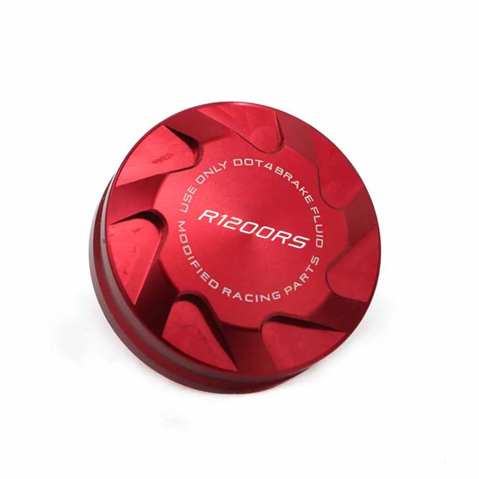 

Rear Brake Fluid Reservoir Cover Cap For BMW R1200RS R 1200RS R1200 2014-2018 2017 Motorcycle Accessories With Logo Red