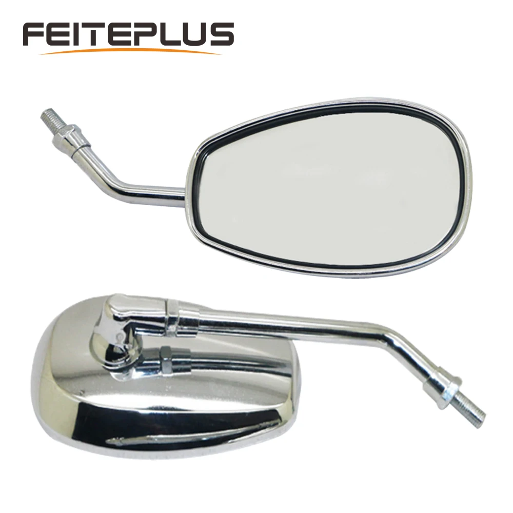 

Fashion Universal Decorative Rearview Mirrors Aluminum alloy Motorbike Left Right Side Rear View Mirror For Suzuki Leopard