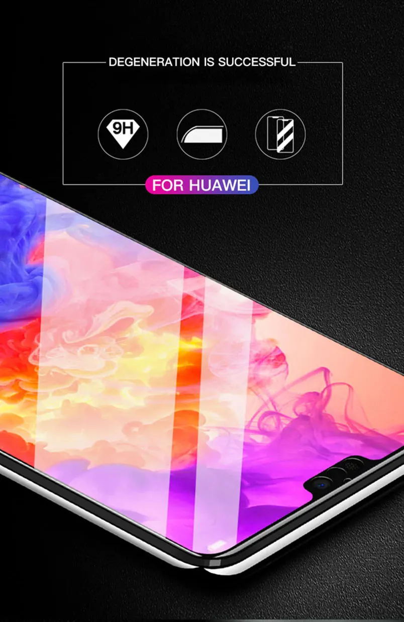 Для Honor 10 Enjoy 8 Plus Nova 2 Y9 2018 для Huawei mate 20 P20 lite Pro p10 полное Закаленное стекло Защитная