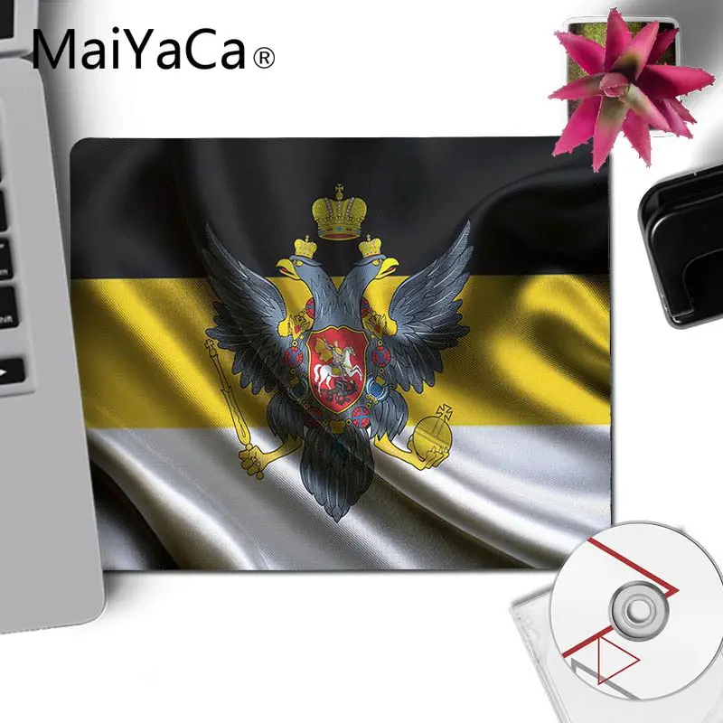 Игровой коврик для мыши MaiYaCa игровой с российским флагом подкладка коврика ПК