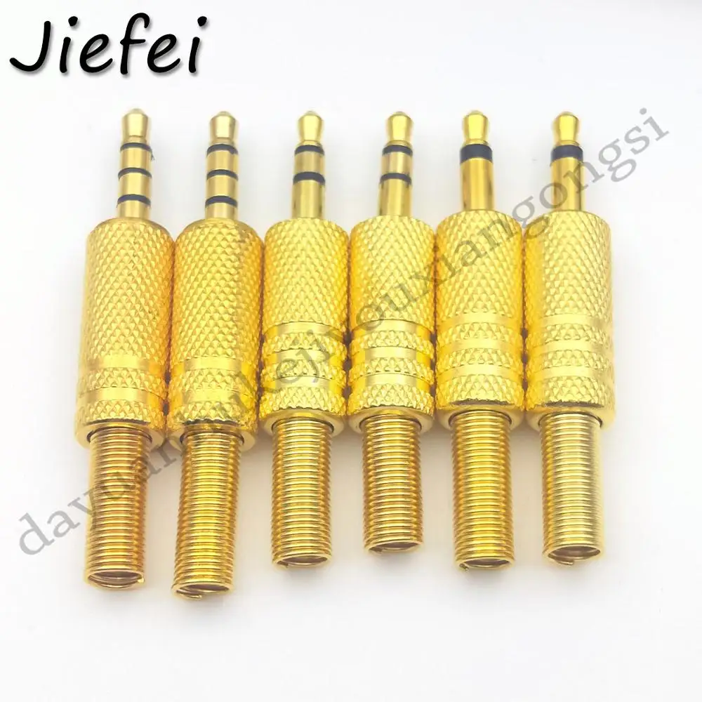 Аудио адаптер с моно стереоразъемом 2 шт. золотистый 1/8 дюйма 3 5 мм 4 полюса