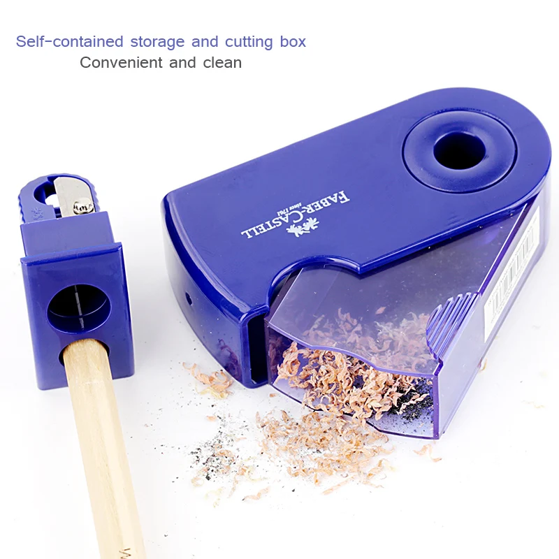 Германия Фабер Кастель двойное отверстие одно точилка для карандашей школьные