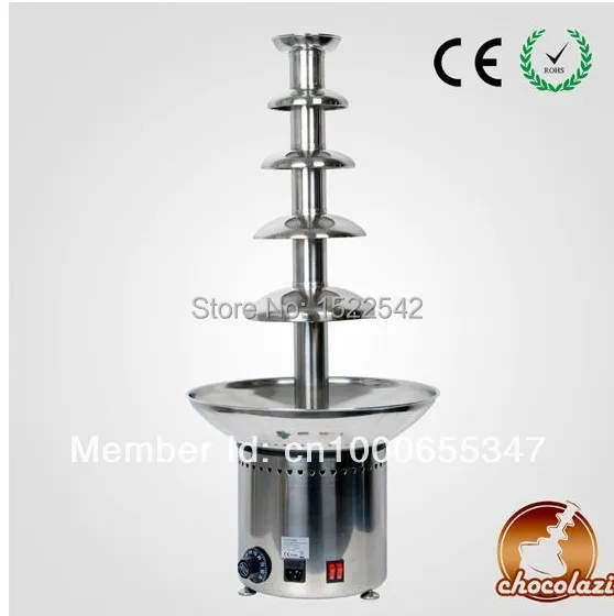 

CHOCOLAZI ANT-8086 5 tiers #304 CE&RoHS stainless steel Commercial Auger Large chocolate fountain