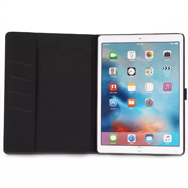 Dir-Maos для iPad Pro Чехол 12,9 дюймов роскошный кожаный Бизнес Флип смарт-чехол модное отделение для карточек Карманный Топ