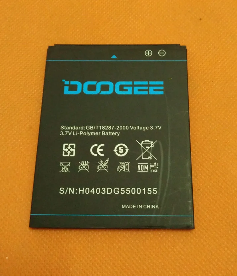Использовать оригинальный Doogee dg550 мобильного телефона Батарея batterie Batterij Bateria с