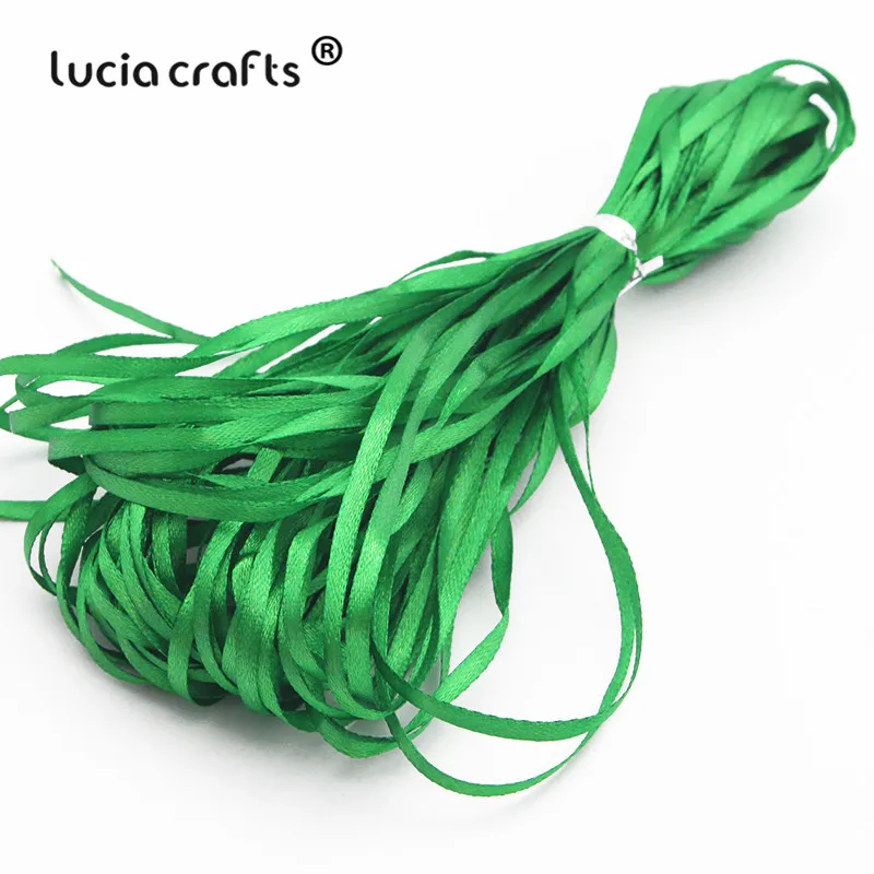 Lucia Crafts 3 мм рождественские атласные ленты для упаковки одежды отделочная лента