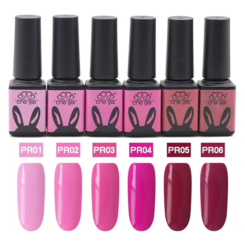 6 шт. косметический Гель-лак для ногтей маникюрный набор СВЕТОДИОДНЫЙ УФ-Гель-лак