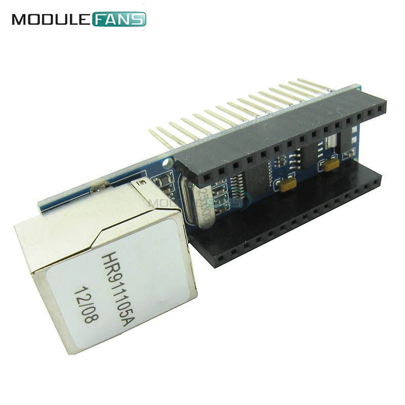 Щит плата для Arduino Nano v3.0 Mini ENC28J60 микрочип HR911105A веб сервер модуль Ethernet щит