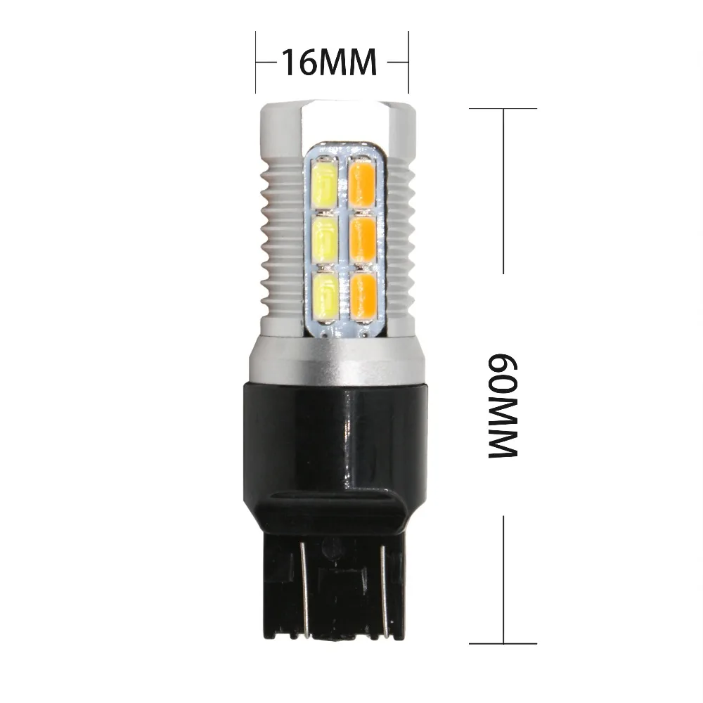 LYMOYO 2x t20 7443 T25 3157 W21W 22 SMD светодиодный двойной переключатель для сигнала поворота