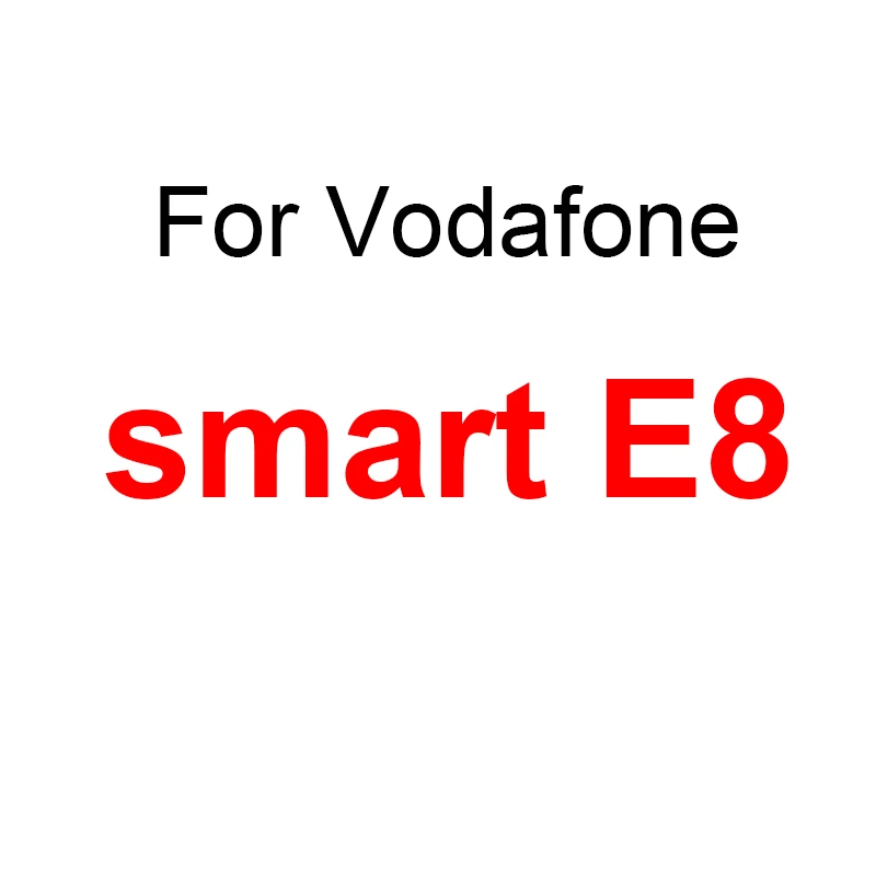 Закаленное Стекло для Vodafone Smart V8 N8 E8 N9 lite C9 Power3L ultra7 6 TURBO7 во-первых защитный экран, прозрачный Стекло защитная пленка - Цвет: smart E8