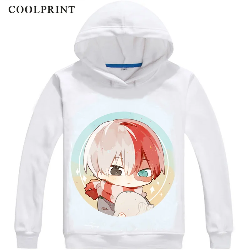 Толстовка Todoroki Shouto мужская с капюшоном худи боку моя геройская академия уличная