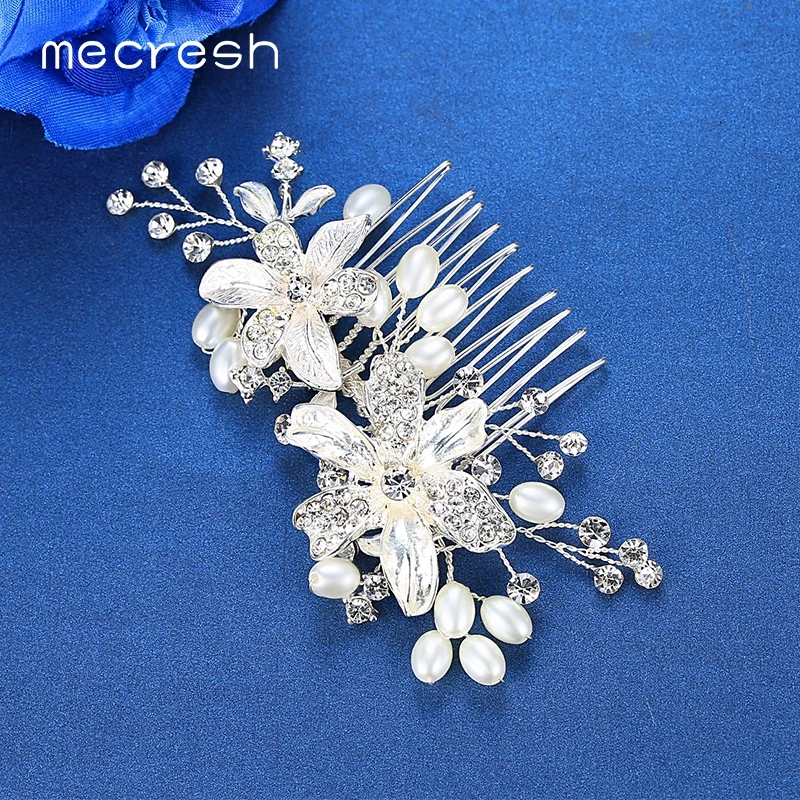 Свадебные аксессуары для волос в европейском стиле с искусственным жемчугом и