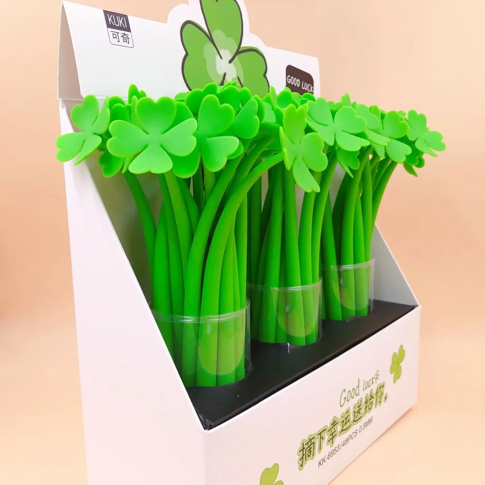 48 шт./лот креативные силиконовые Канцтовары lucky grass в Корейском стиле