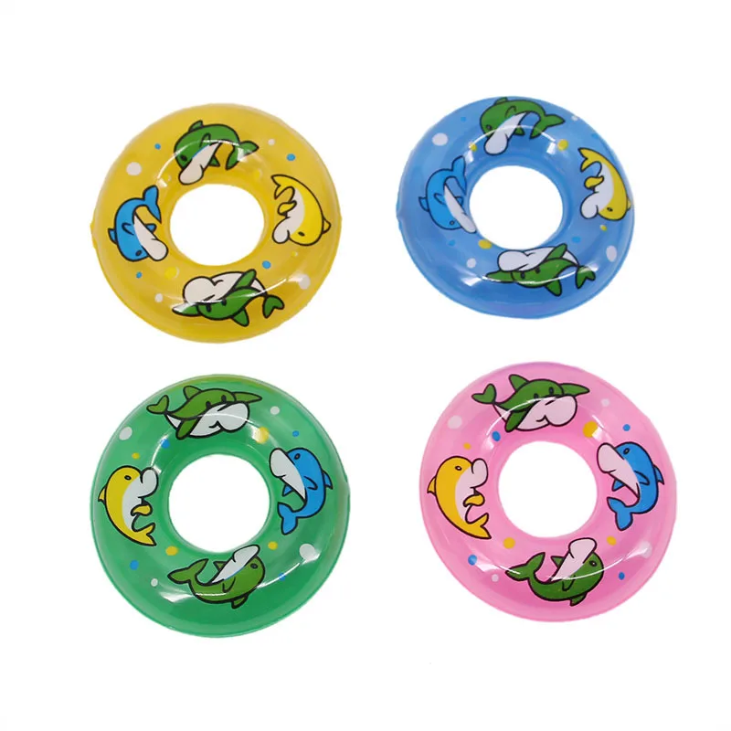 6 шт./компл. красочные плавучий буй спасательный круг для куклы аксессуары