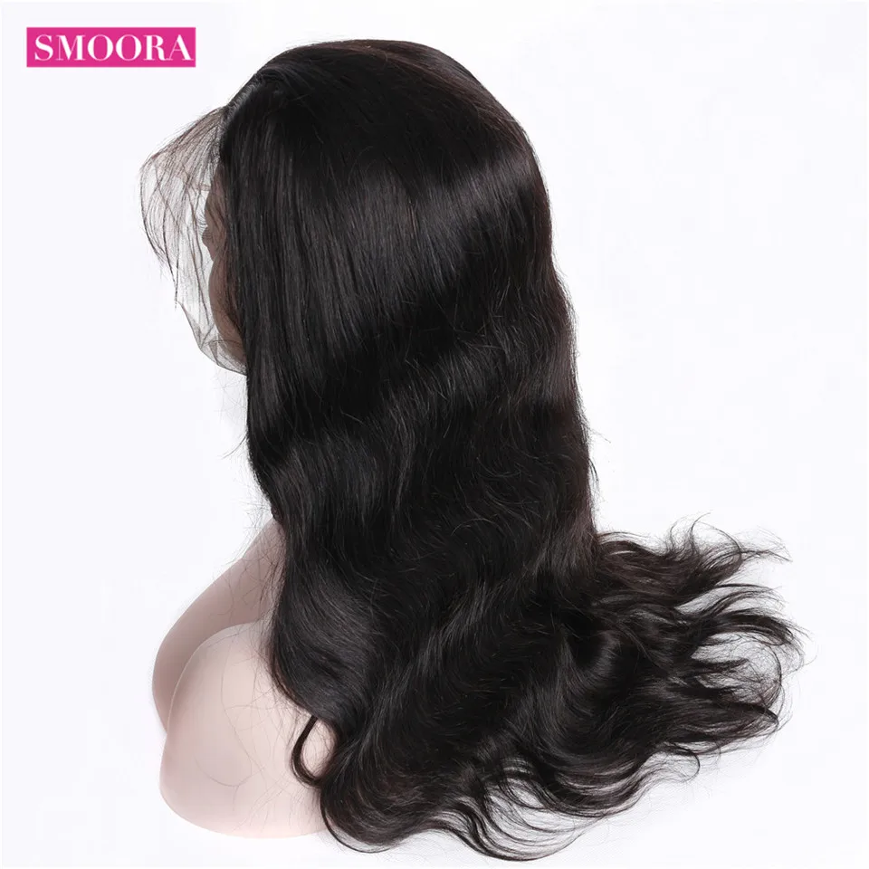 

360 Lace Frontal Human Hair Wigs Body Wave For Women Natural Hairline With Baby Hair Lace Wig Brazilian Remy Hair 150% Density