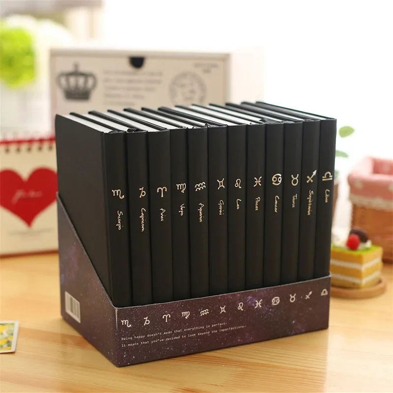 Офисные канцелярские товары оригинальные персональные дневники с 12 созвездиями