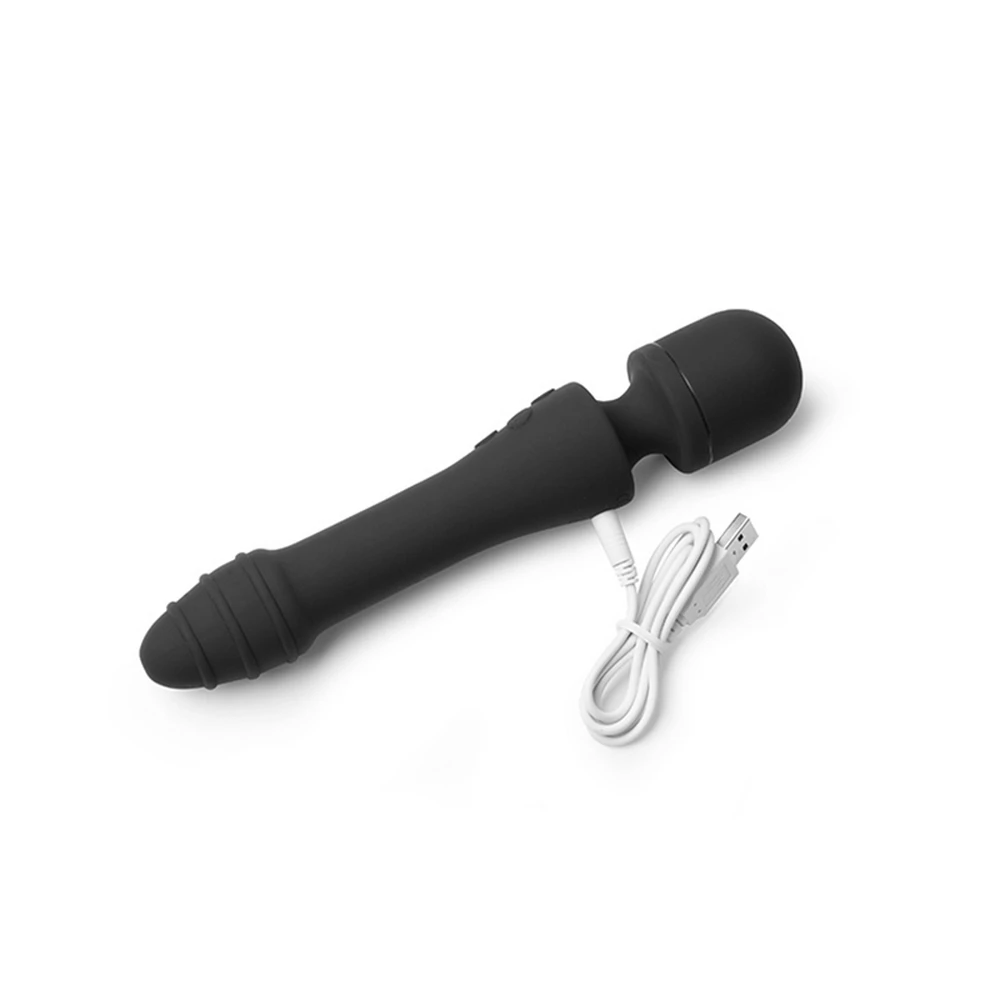 Вагина Анальный вибратор с подогревом двойной двигатель AV волшебный