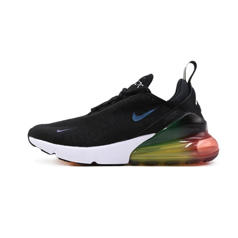 Nike Air Max 270(gs) дети будут Официальные Детские кроссовки для бега на открытом воздухе удобные спортивные кроссовки# AQ9164 - Цвет: AQ9164-003