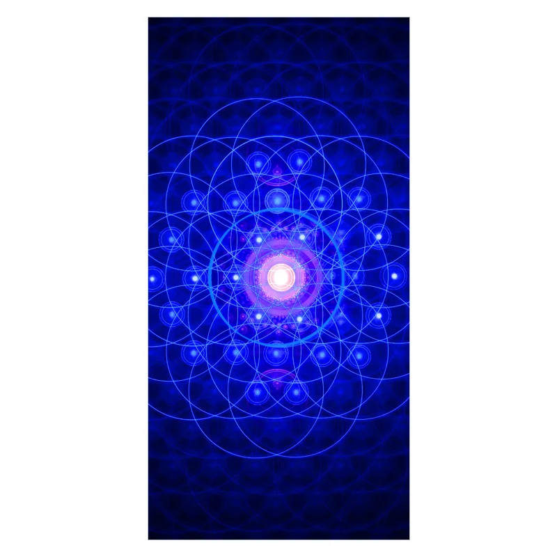 Полотенца для ванной комнаты из бамбукового волокна с геометрическим символом