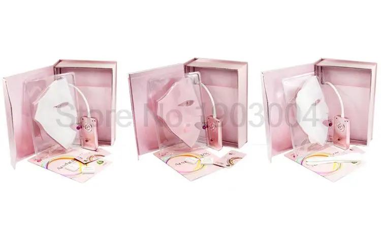 Портативная съедобная силикагель-маска для зарядки машина красота вибрационный