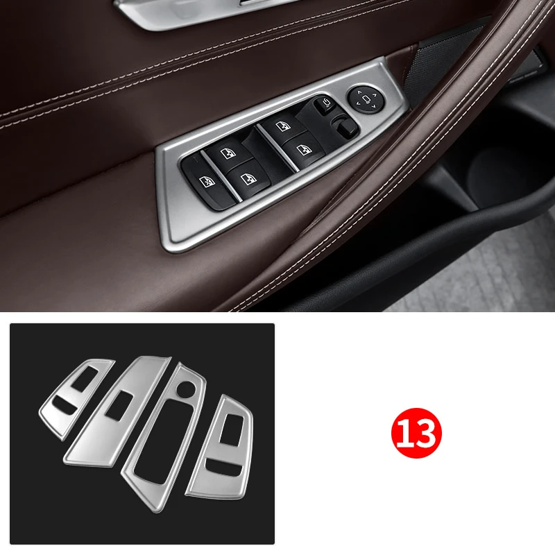 Для BMW 5 серии G30 2018 интерьера Центрального управления розетки крышки кнопок