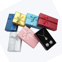 jewelry box 58 cm jewelry sets display multi colors necklaceearringsring box paper packaging gift box for jewellery 24pcslot