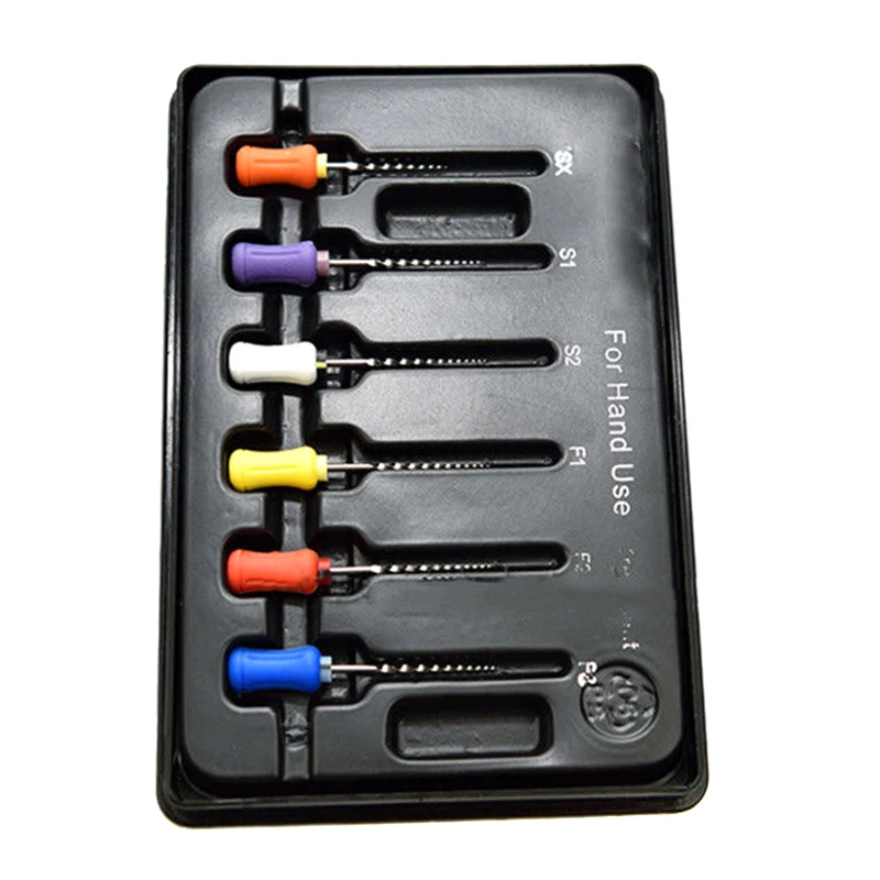 6 шт. игл напильники ручного использования Pro конус Универсальный корневой канал