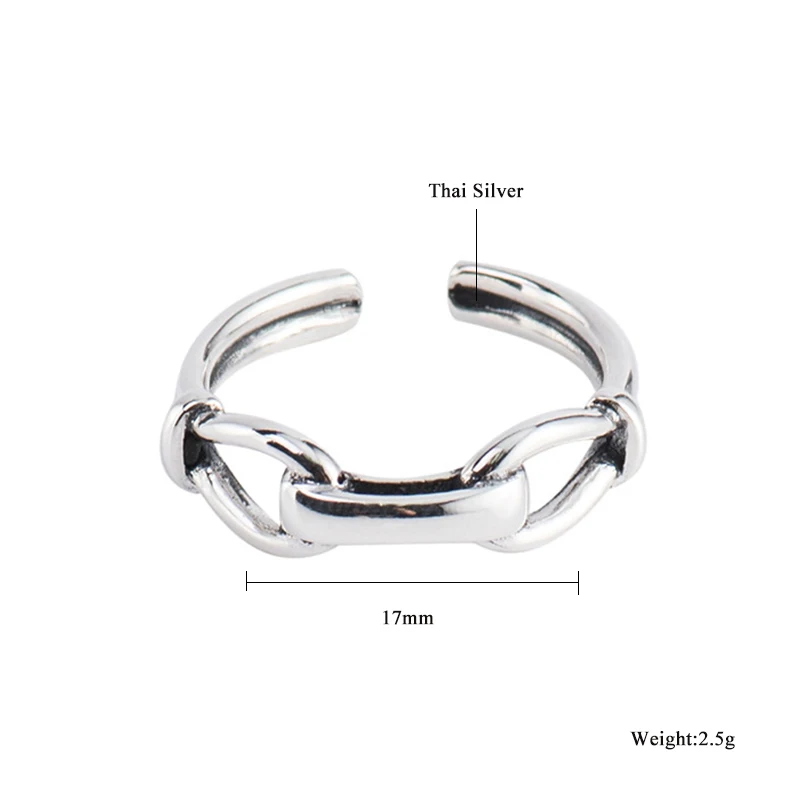 Корейские кольца из стерлингового серебра S925 пробы для женщин тайское серебро