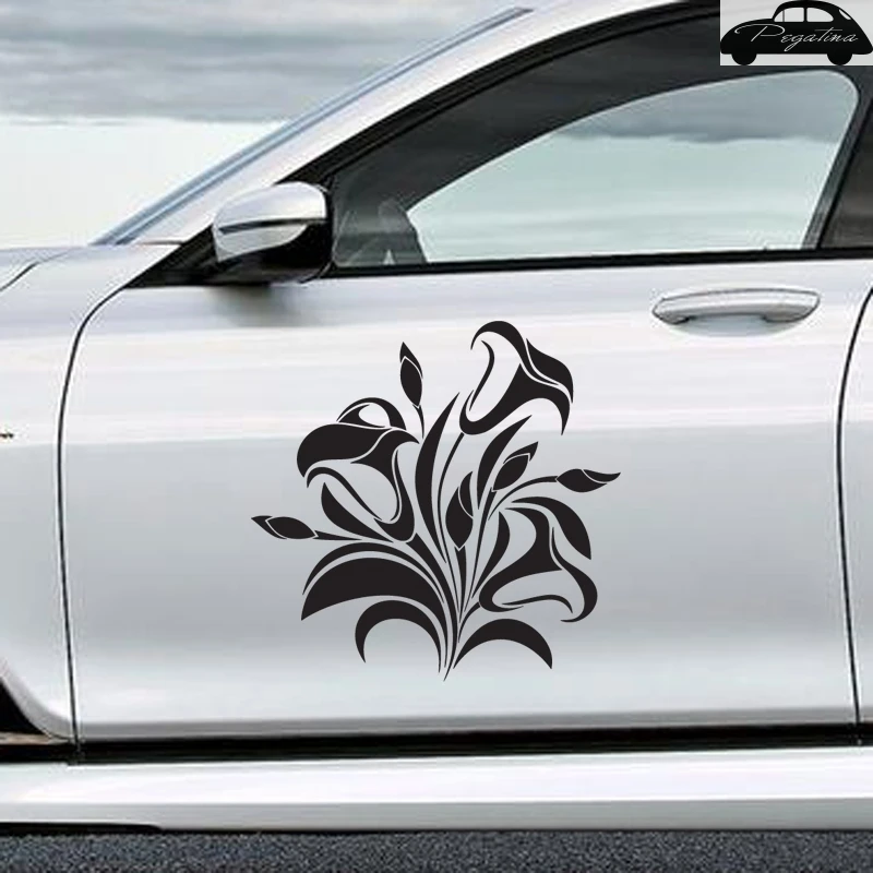 Цветок бабочка наклейка автомобиля Наклейка плакаты виниловые наклейки на стены