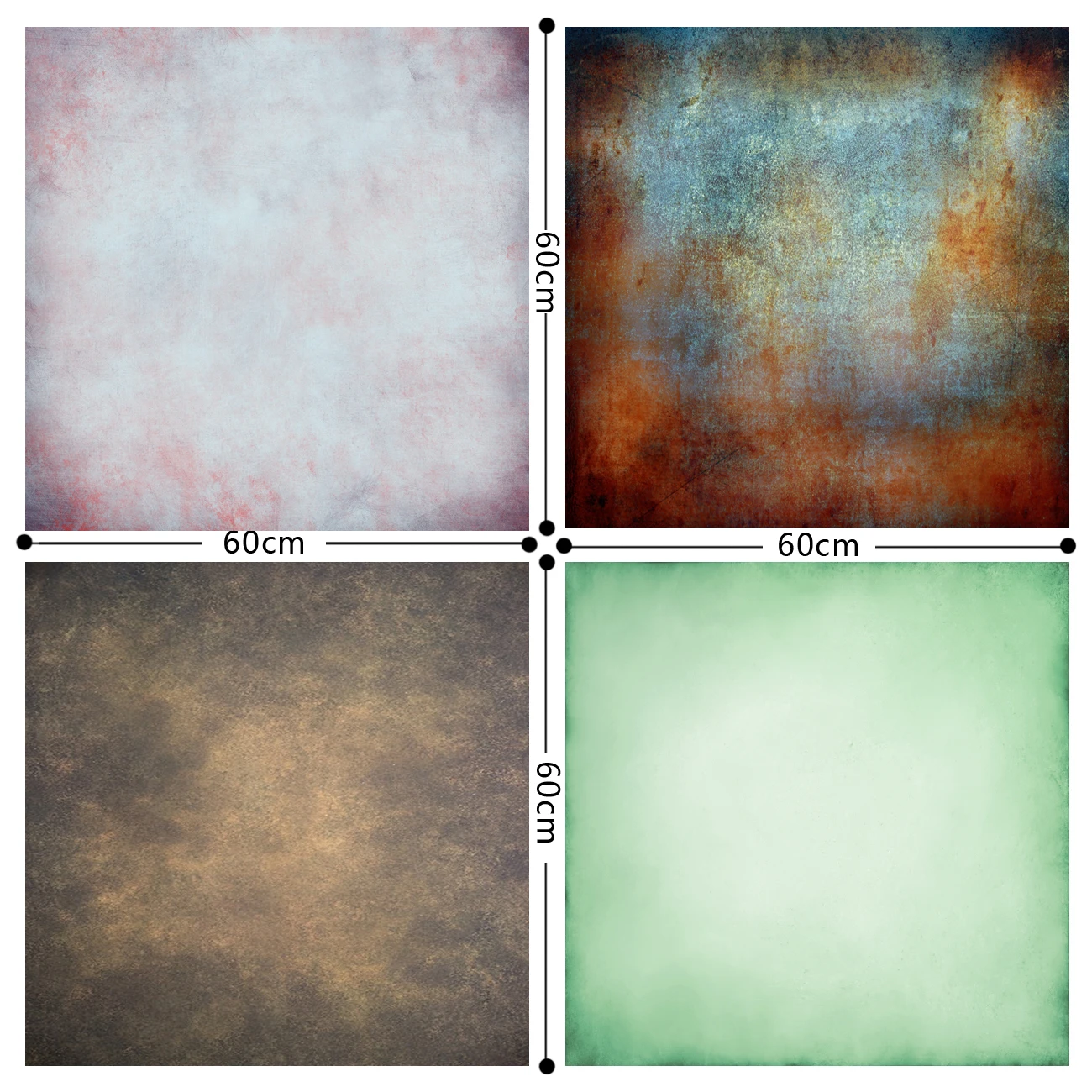 

HUAYI Retro Backdrop Vinyl Backdrop Solid Photography Backdrops Photo Props Background Wood 4 pairs 0.6x0.6m GY-017