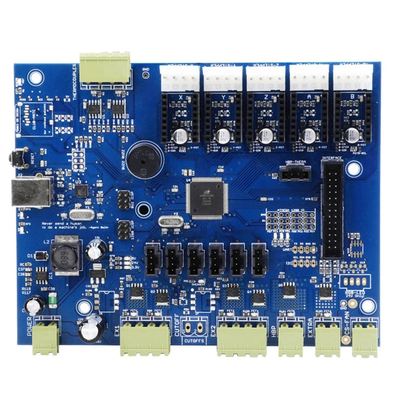 3d принтер репликатор G Mighty плата с Ic Atmega1280-16Au+ кабель для Makerbot 3d принтер 8 Dja99 Hotend Trianglelab Bltouch