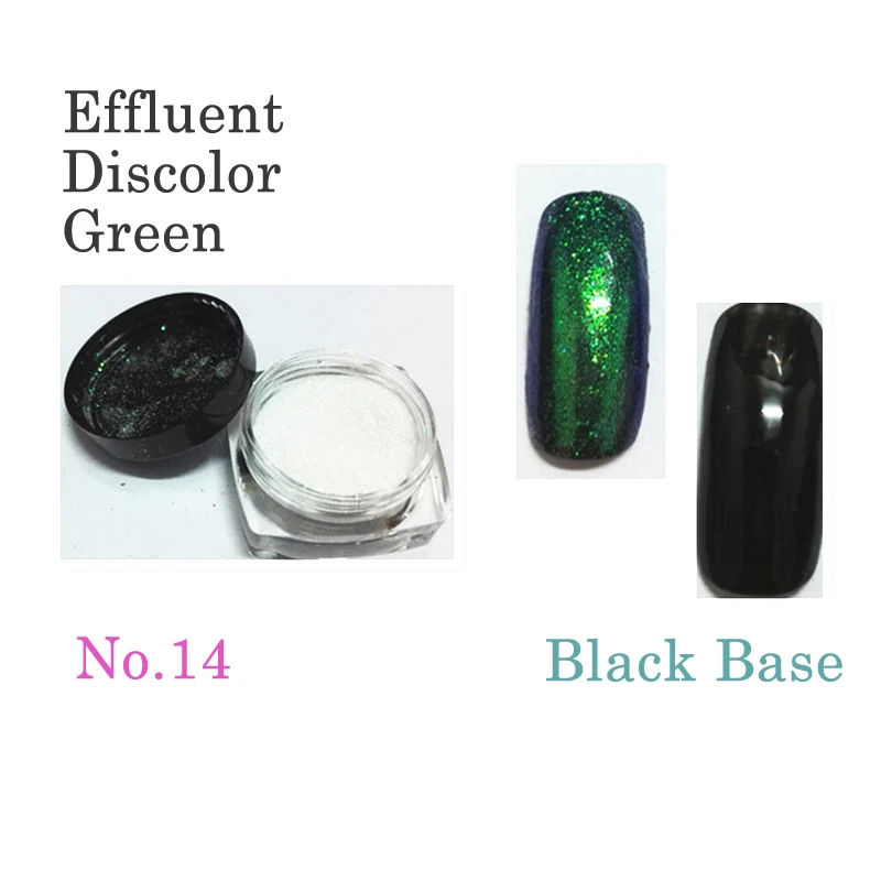 Addfavor блестящий хромированный пудра Хамелеон зеркальный блеск для ногтей