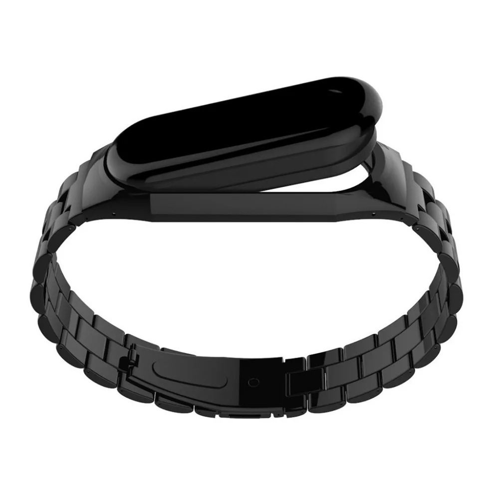 Mi band 3 4 сменный металлический ремешок Ремешок Браслет из нержавеющей стали mi Band Браслеты 3 ремешок для Xiaomi mi 3 4