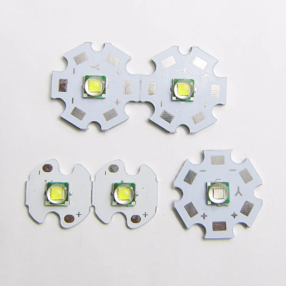 1 шт. CREE XML XM L T6 LED U2 10 Вт Холодный белый 6500K теплый 3000K синий нм УФ светодиодный