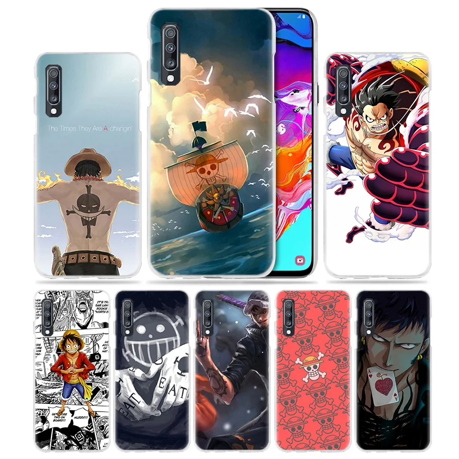 Чехол с аниме для samsung Galaxy A50 A70 A20e A40 A30 A20 A10 A8 A6 Plus A9 A7 твердый прозрачный чехол для телефона из поликарбоната