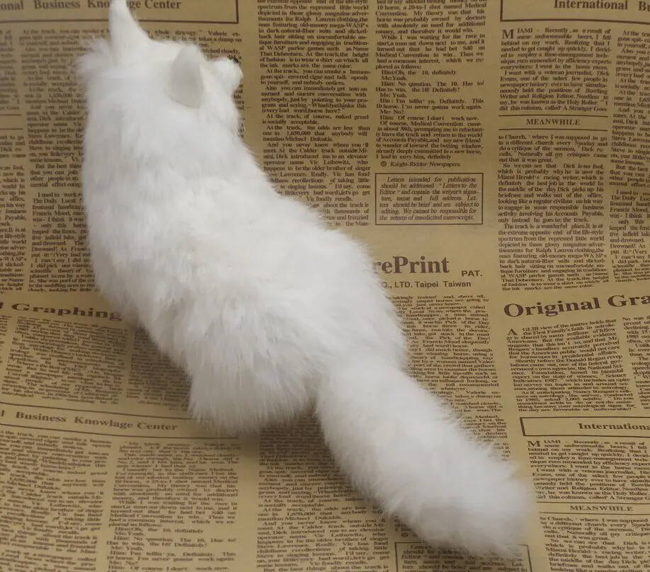 Подарок искусственные животные лиса модель украшение плюшевые игрушки