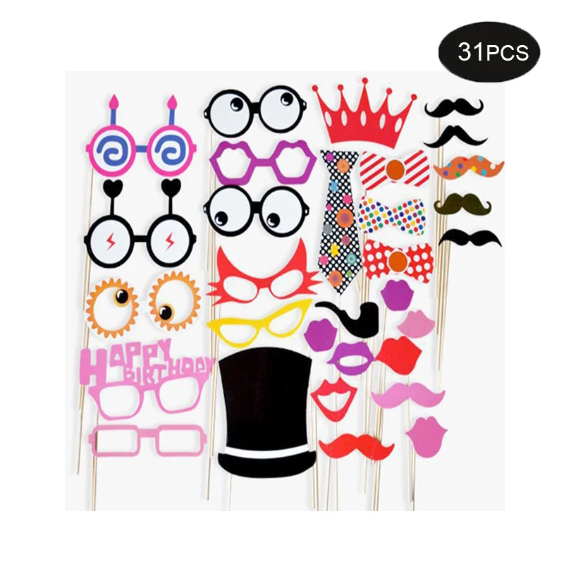 Выпускной реквизит для фотосессии DIY Декор детский душ мальчик усы смешные очки