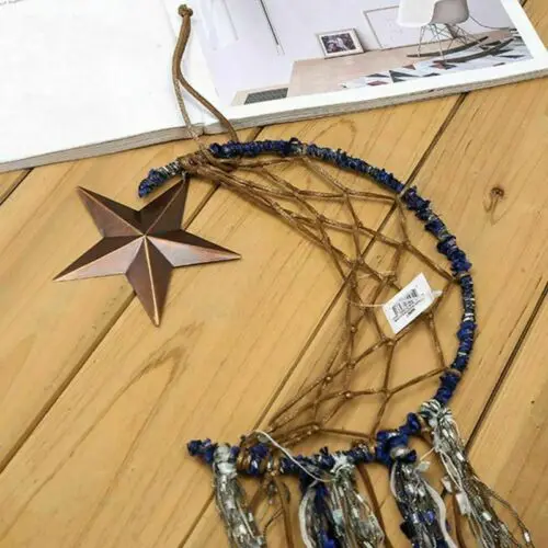 DIY ручной работы перо для рукоделия Ловец снов в ретро-стиле на стену висящий