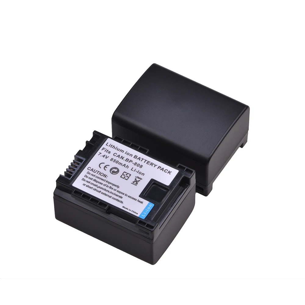 Литий-ионный аккумулятор и зарядное устройство USB для камеры Canon BP 850 808 827 HFS30 HFM41