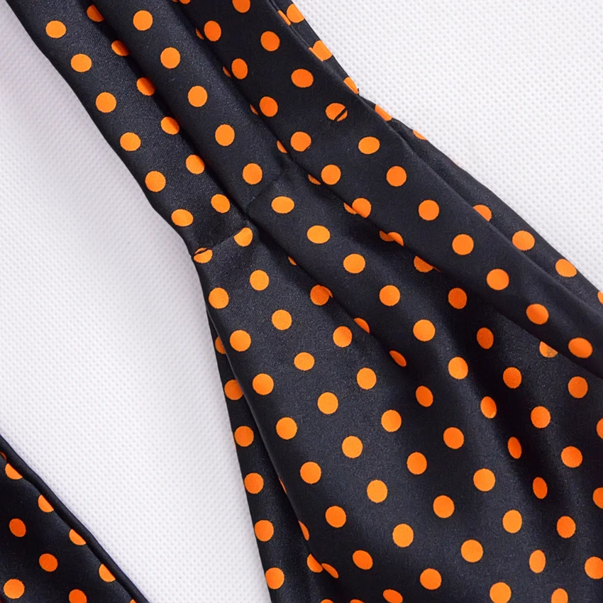 Brand Gold Dot Men Silk Cravat Fashion Apparel Accessories Male Tie All Match CasualSatin Neckwear For Spring Autumn | Аксессуары для