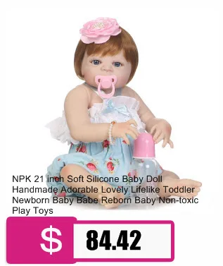55 см 6 шт./компл. милые дети Reborn Baby Doll Мягкие реалистичные пупсик для девочек игрушки в подарок на день рождения для ребенка перед сном раннее образование