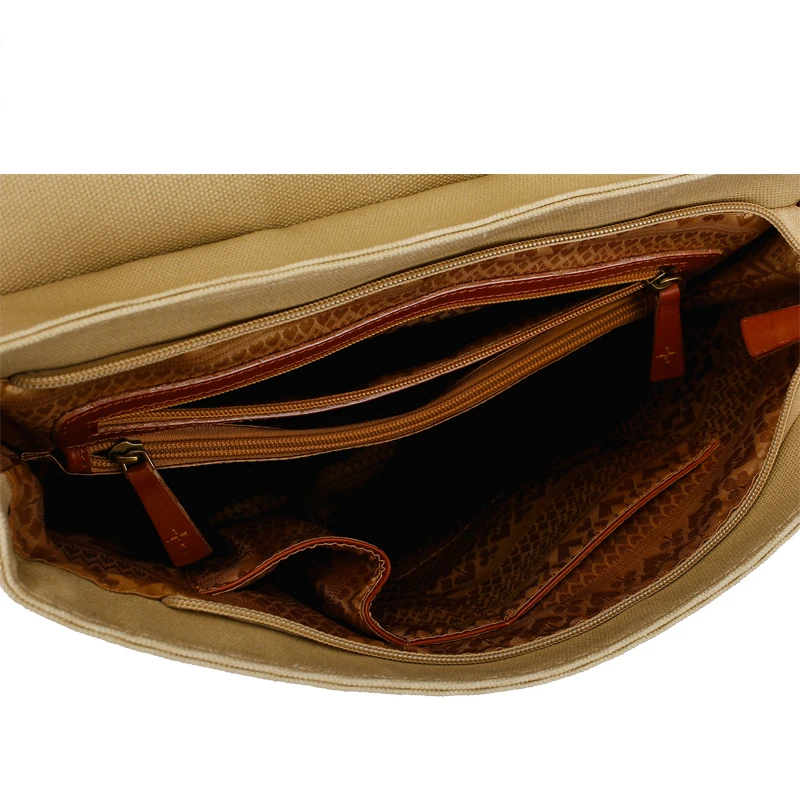 

Men Canvas Backpack Travel Schoolbag Male Backpack leather belt Patchwork Large Capacity man Satchels