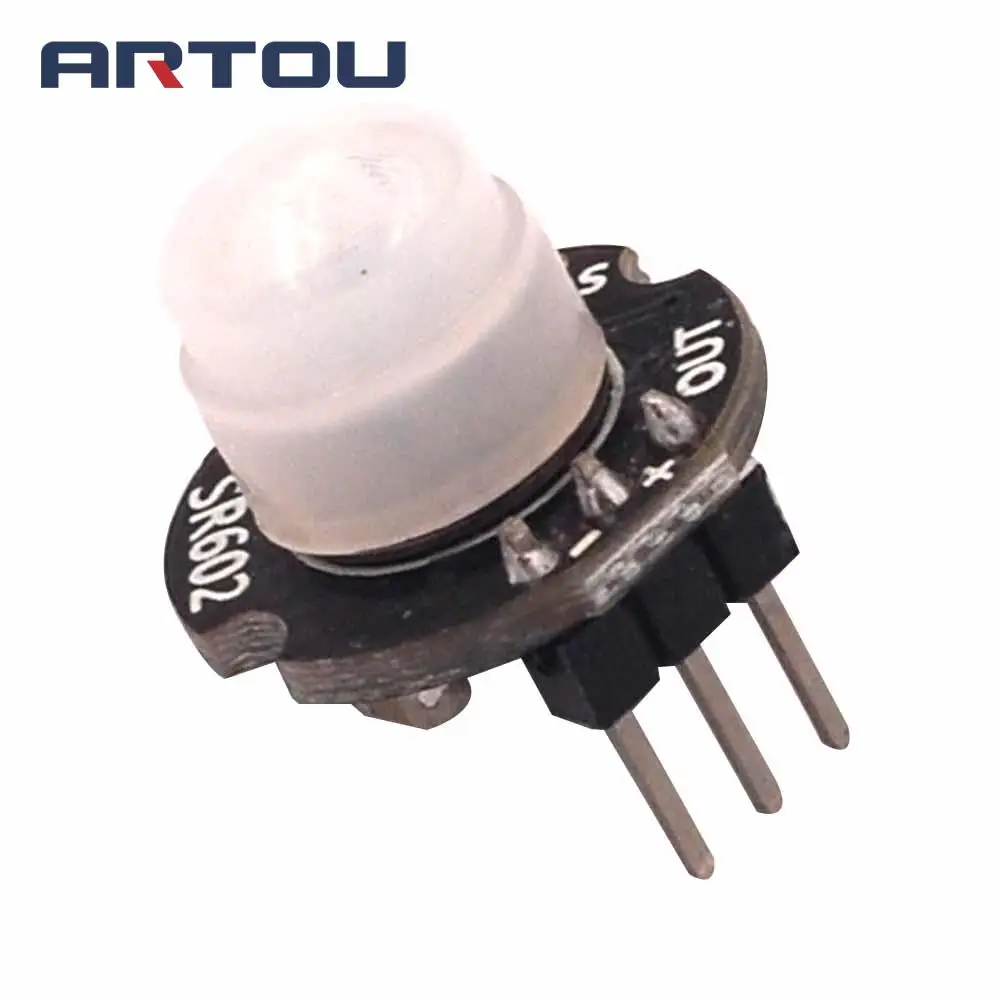 Фотодетектор SR602 мини модуль датчика движения пироэлектрический инфракрасный PIR