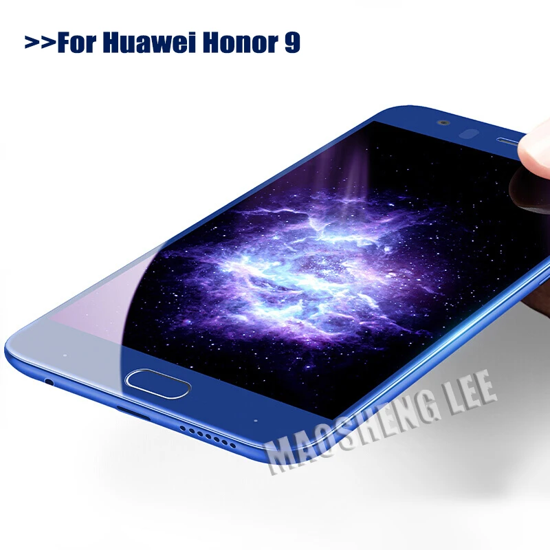 Закаленное стекло для Huawei Honor 9 2 шт. защитная пленка экрана 5 15 дюйма защита от Blu ray
