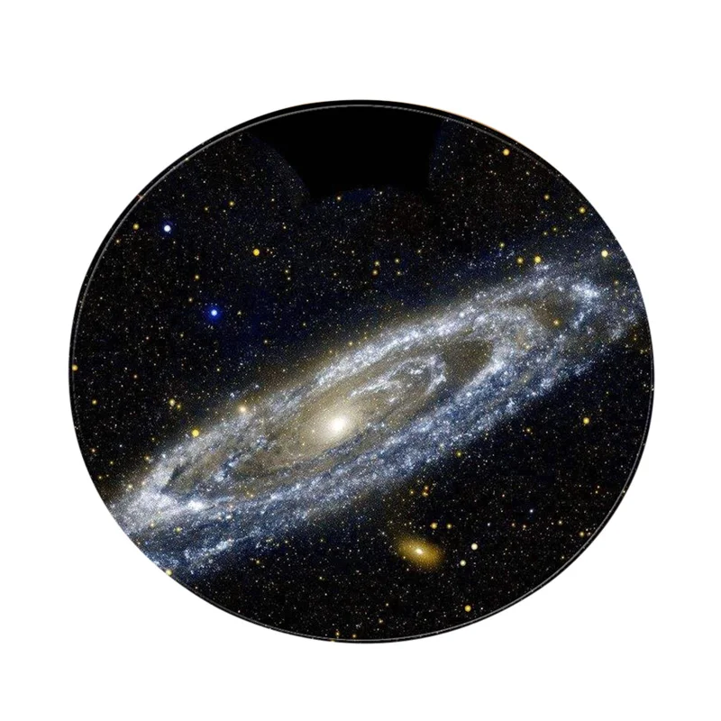 EHOMEBUY современный ковер Galaxy Space черный круглый ковер для дома, отеля, пола, коврики для ног, спальни, гостиной, украшения - Цвет: 03