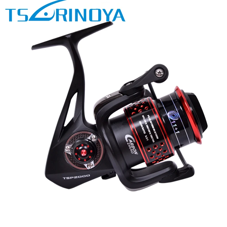 TSURINOYA tsp2000 алюминия Рамки и Катушка 12 Подшипники Мощность 7 кг спиннинг Рыбалка